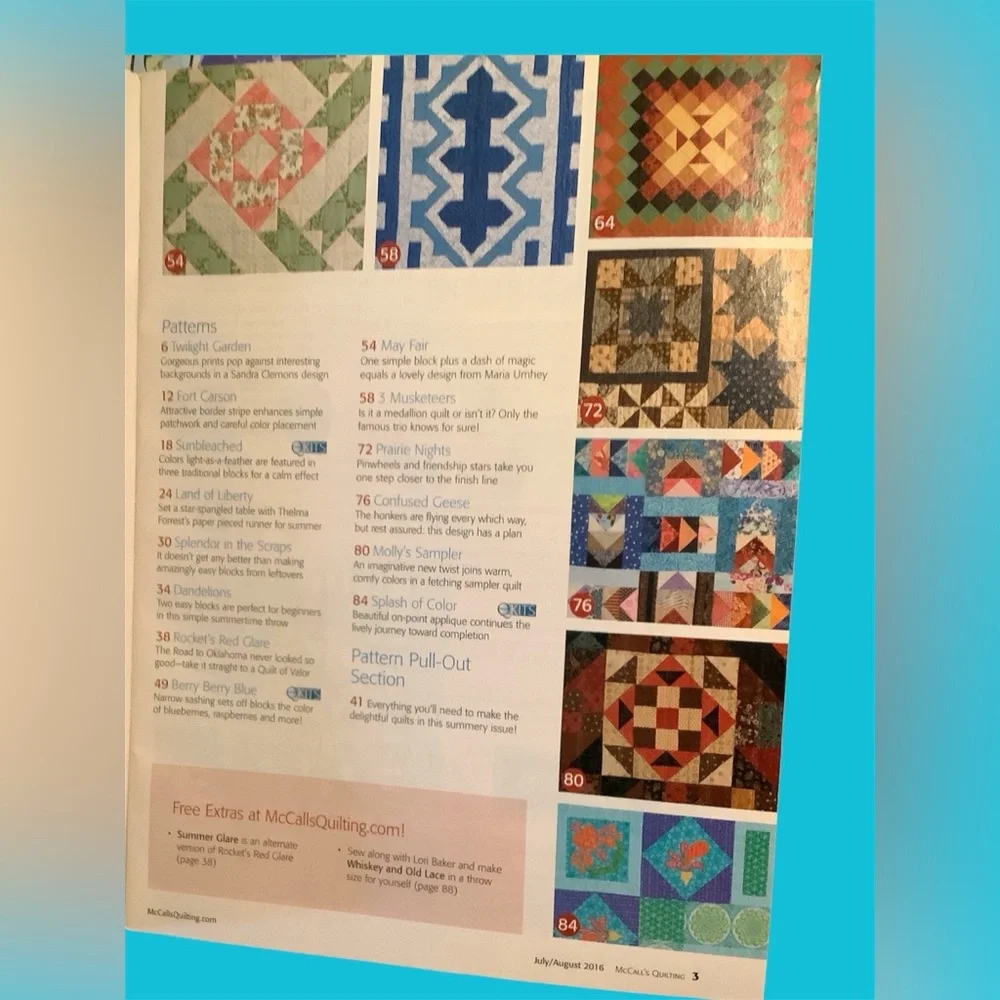 McCall’s The Best of American Quilting Magazine. 15 Original Designs To Make.